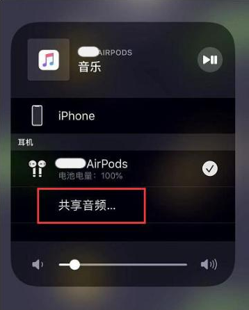 腾冲苹果14音频维修点分享iPhone14音频共享设置方法 