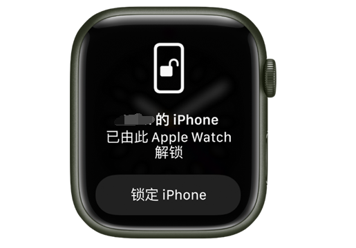 腾冲苹果手机维修分享用 AppleWatch 解锁配备面容 ID 的 iPhone方法 