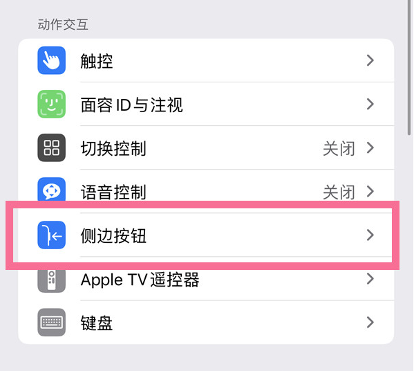 腾冲苹果14维修店分享iPhone14 Plus侧键双击下载功能关闭方法 